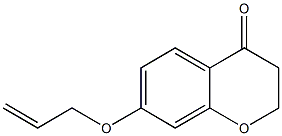 7-(allyloxy)-2,3-dihydro-4H-chromen-4-one Structure