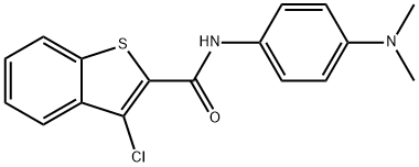 445415-68-9 3-chloro-N-[4-(dimethylamino)phenyl]-1-benzothiophene-2-carboxamide