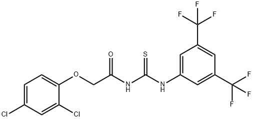 445418-35-9 N-[3,5-bis(trifluoromethyl)phenyl]-N'-[(2,4-dichlorophenoxy)acetyl]thiourea