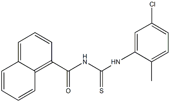 445419-60-3 N-(5-chloro-2-methylphenyl)-N'-(1-naphthoyl)thiourea