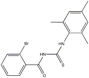 N-(2-bromobenzoyl)-N'-mesitylthiourea,445420-05-3,结构式