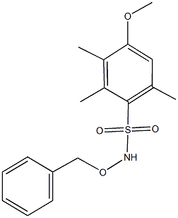 N-(benzyloxy)-4-methoxy-2,3,6-trimethylbenzenesulfonamide|