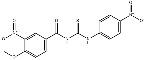 445427-50-9 N-{[3-nitro-4-(methyloxy)phenyl]carbonyl}-N'-{4-nitrophenyl}thiourea