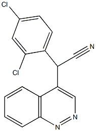 4-cinnolinyl(2,4-dichlorophenyl)acetonitrile Structure