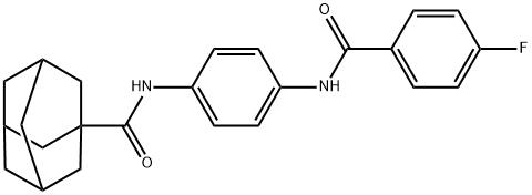 446029-89-6 N-{4-[(4-fluorobenzoyl)amino]phenyl}-1-adamantanecarboxamide