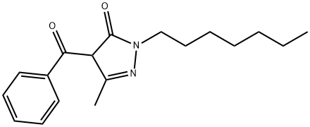 4-benzoyl-2-heptyl-5-methyl-2,4-dihydro-3H-pyrazol-3-one,446030-02-0,结构式