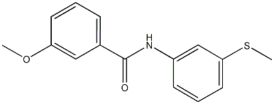 3-methoxy-N-[3-(methylsulfanyl)phenyl]benzamide|