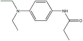 N-[4-(diethylamino)phenyl]propanamide 结构式