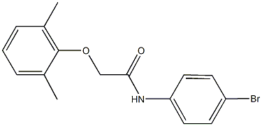 N-(4-bromophenyl)-2-(2,6-dimethylphenoxy)acetamide,447437-48-1,结构式