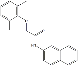 2-(2,6-dimethylphenoxy)-N-(2-naphthyl)acetamide,447437-52-7,结构式