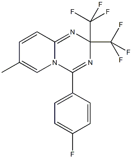 448188-85-0 4-(4-fluorophenyl)-7-methyl-2,2-bis(trifluoromethyl)-2H-pyrido[1,2-a][1,3,5]triazine