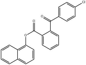 1-naphthyl 2-(4-chlorobenzoyl)benzoate Structure