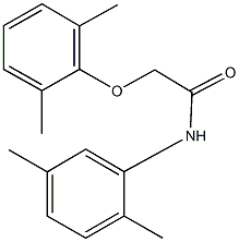 2-(2,6-dimethylphenoxy)-N-(2,5-dimethylphenyl)acetamide Structure