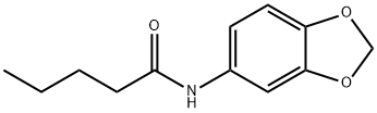 N-(1,3-benzodioxol-5-yl)pentanamide Struktur