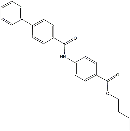 butyl 4-[([1,1'-biphenyl]-4-ylcarbonyl)amino]benzoate,448251-06-7,结构式