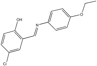 4487-64-3 4-chloro-2-{[(4-ethoxyphenyl)imino]methyl}phenol