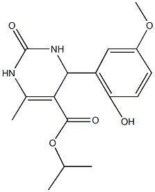 isopropyl 4-(2-hydroxy-5-methoxyphenyl)-6-methyl-2-oxo-1,2,3,4-tetrahydro-5-pyrimidinecarboxylate|