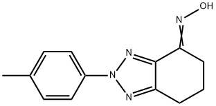 2-(4-methylphenyl)-2,5,6,7-tetrahydro-4H-1,2,3-benzotriazol-4-one oxime Structure