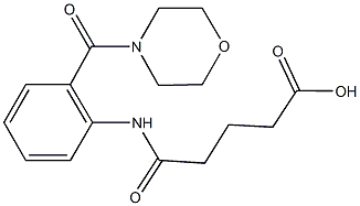 448908-76-7 5-[2-(4-morpholinylcarbonyl)anilino]-5-oxopentanoic acid