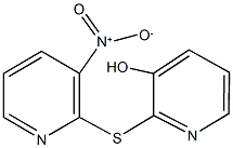 2-({3-nitro-2-pyridinyl}sulfanyl)-3-pyridinol Struktur