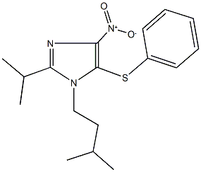 448915-60-4 4-nitro-1-isopentyl-2-isopropyl-5-(phenylsulfanyl)-1H-imidazole
