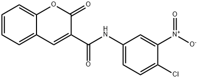 N-{4-chloro-3-nitrophenyl}-2-oxo-2H-chromene-3-carboxamide Structure