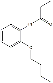 N-(2-butoxyphenyl)propanamide Structure