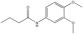 N-(3,4-dimethoxyphenyl)butanamide Structure