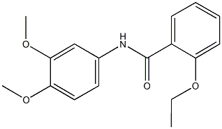 N-(3,4-dimethoxyphenyl)-2-ethoxybenzamide 化学構造式