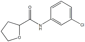 N-(3-chlorophenyl)tetrahydro-2-furancarboxamide 化学構造式