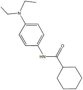 N-[4-(diethylamino)phenyl]cyclohexanecarboxamide Structure