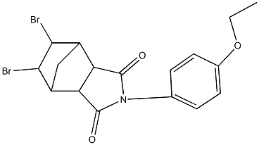 455279-59-1 8,9-dibromo-4-(4-ethoxyphenyl)-4-azatricyclo[5.2.1.0~2,6~]decane-3,5-dione