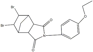 8,9-dibromo-4-(4-ethoxyphenyl)-4-azatricyclo[5.2.1.0~2,6~]decane-3,5-dione|