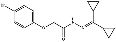 2-(4-bromophenoxy)-N'-(dicyclopropylmethylene)acetohydrazide|