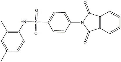 N-(2,4-dimethylphenyl)-4-(1,3-dioxo-1,3-dihydro-2H-isoindol-2-yl)benzenesulfonamide Struktur