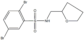 2,5-dibromo-N-(tetrahydro-2-furanylmethyl)benzenesulfonamide|