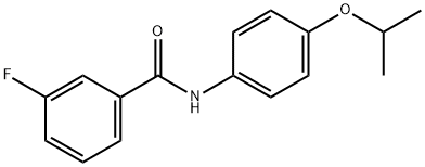 459219-10-4 3-fluoro-N-(4-isopropoxyphenyl)benzamide