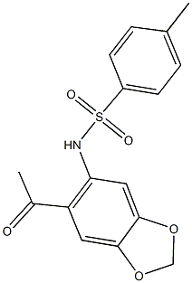 N-(6-acetyl-1,3-benzodioxol-5-yl)-4-methylbenzenesulfonamide