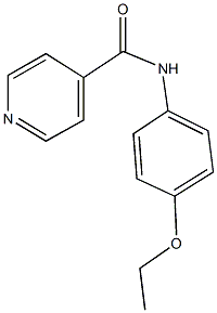 N-(4-ethoxyphenyl)isonicotinamide Structure
