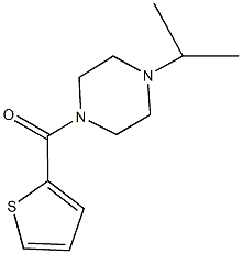1-isopropyl-4-(2-thienylcarbonyl)piperazine Structure