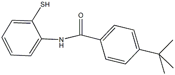 4-tert-butyl-N-(2-sulfanylphenyl)benzamide 结构式
