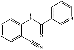 N-(2-cyanophenyl)nicotinamide 化学構造式