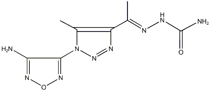 461662-56-6 1-[1-(4-amino-1,2,5-oxadiazol-3-yl)-5-methyl-1H-1,2,3-triazol-4-yl]ethanone semicarbazone