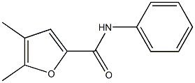4,5-dimethyl-N-phenyl-2-furamide Struktur