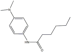 N-[4-(dimethylamino)phenyl]hexanamide 结构式