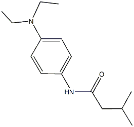 N-[4-(diethylamino)phenyl]-3-methylbutanamide Structure