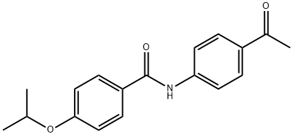 N-(4-acetylphenyl)-4-isopropoxybenzamide,462080-84-8,结构式