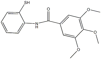 3,4,5-trimethoxy-N-(2-sulfanylphenyl)benzamide Struktur