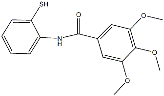 3,4,5-trimethoxy-N-(2-sulfanylphenyl)benzamide Structure