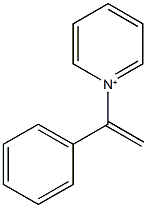 1-(1-phenylvinyl)pyridinium Struktur